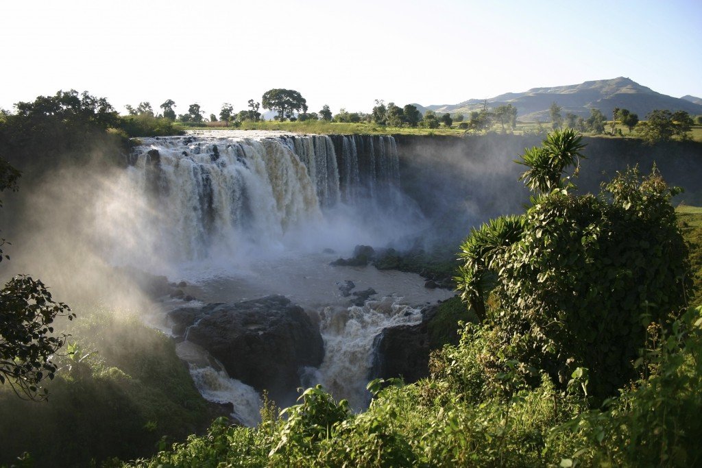 Blue Nile Falls près de Bahar Dar en Ethiopie