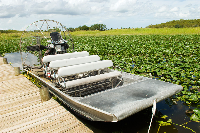 Everglades National Parc, airboat