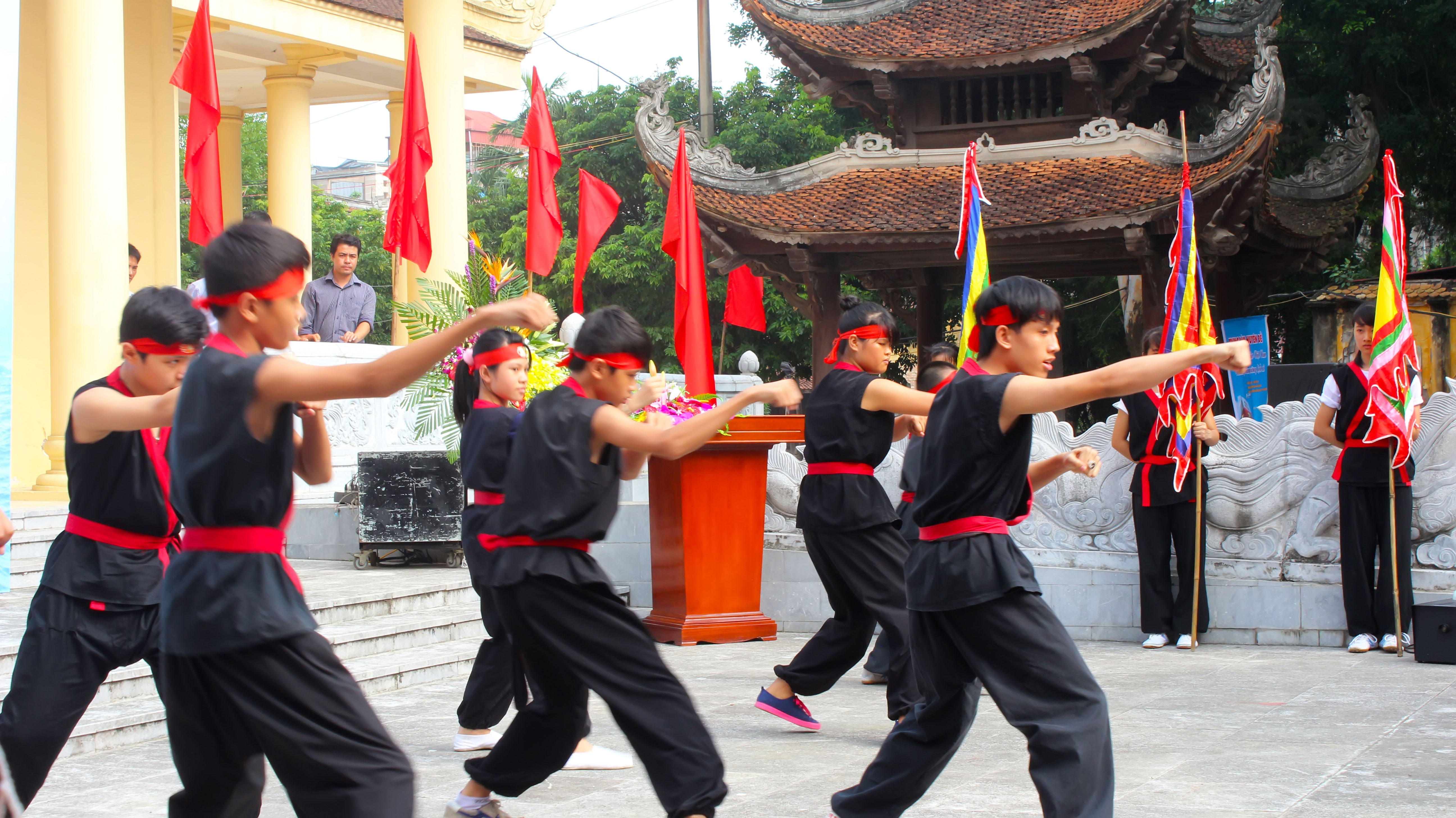 Ecole de Kung Fu au Vietnam