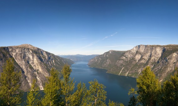 Aurlandsfjord et Naeroyfjord en Norvège