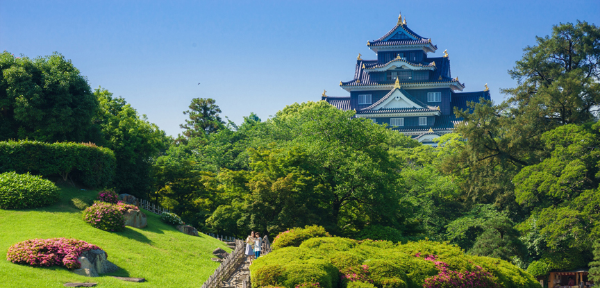 Le château d'Okayama