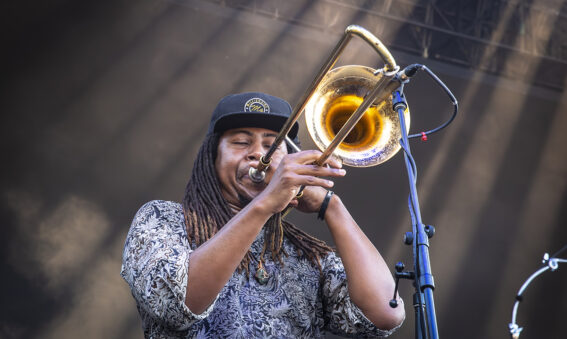 Un joueur de trombone à Memphis