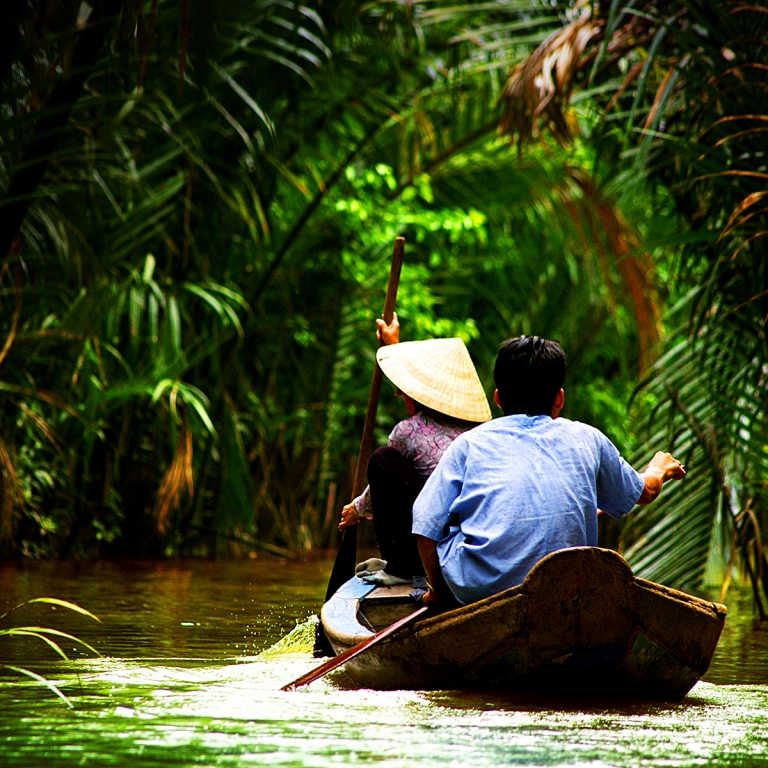 Saigon ou le delta du Mékong