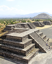 Les temples de Teotihuacan
